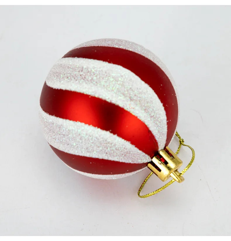 29/40/50pcs Silver Red Special-shaped Christmas Ball Ornaments Christmas Tree Party Decoration Christmas Spheres Pendant New