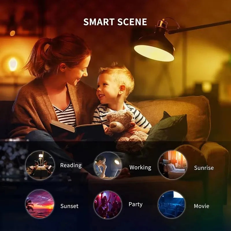 Yeelight Smart LED Bulb W3 E27 Multicolor Ambient Light Wifi Voice Control 1700K-6500K For Mi Home Alexa Google SmartThings