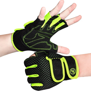 New Mountain Road Bike Riding Gloves Outdoor Sailing Paddle Board Sports Gloves Short Finger Breathable Fitness Gloves