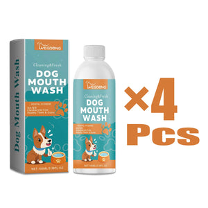 100ml Dog Mouth Wash Tooth Stains Cleaning Liquid Tartar Control Soothes Gums Bad Breath Freshing Deodorant Pet Oral Supplies