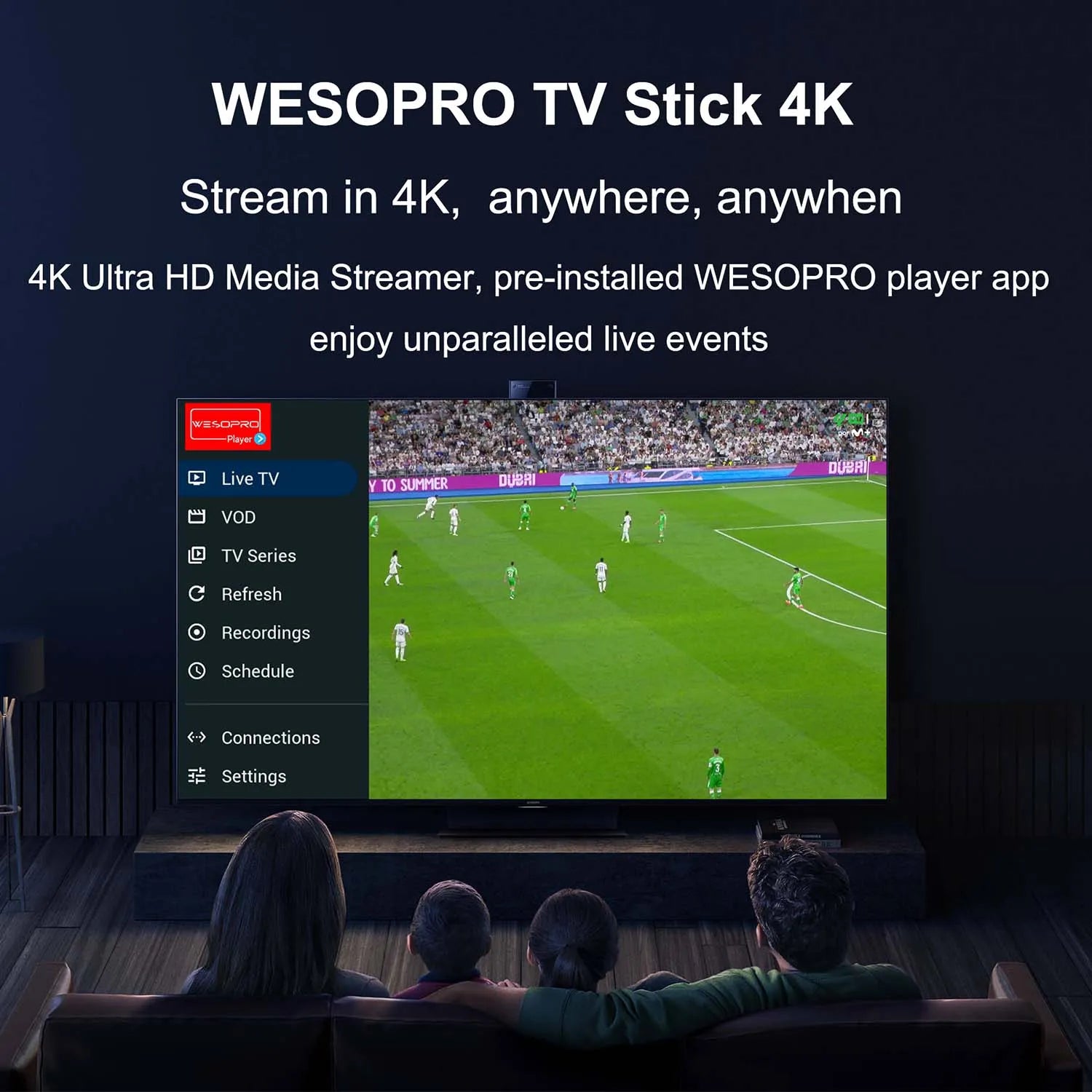 WESOPRO Android TV Stick G2 Lite Plus IPTV Dongle 1GB 2GB RAM 8GB ROM 2.4GHz 5.0GHz Wifi 4K Decoding Streaming Media Fire Stick - You Offer