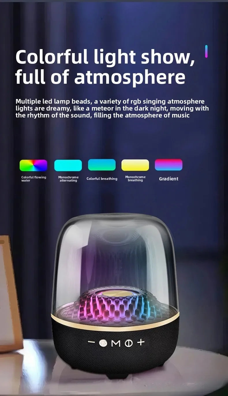 2025 New LP90 Pro Bluetooth Speaker: Upgraded Outdoor Portable Sound w/ Aura Glass Design (Prime Day Sale!)