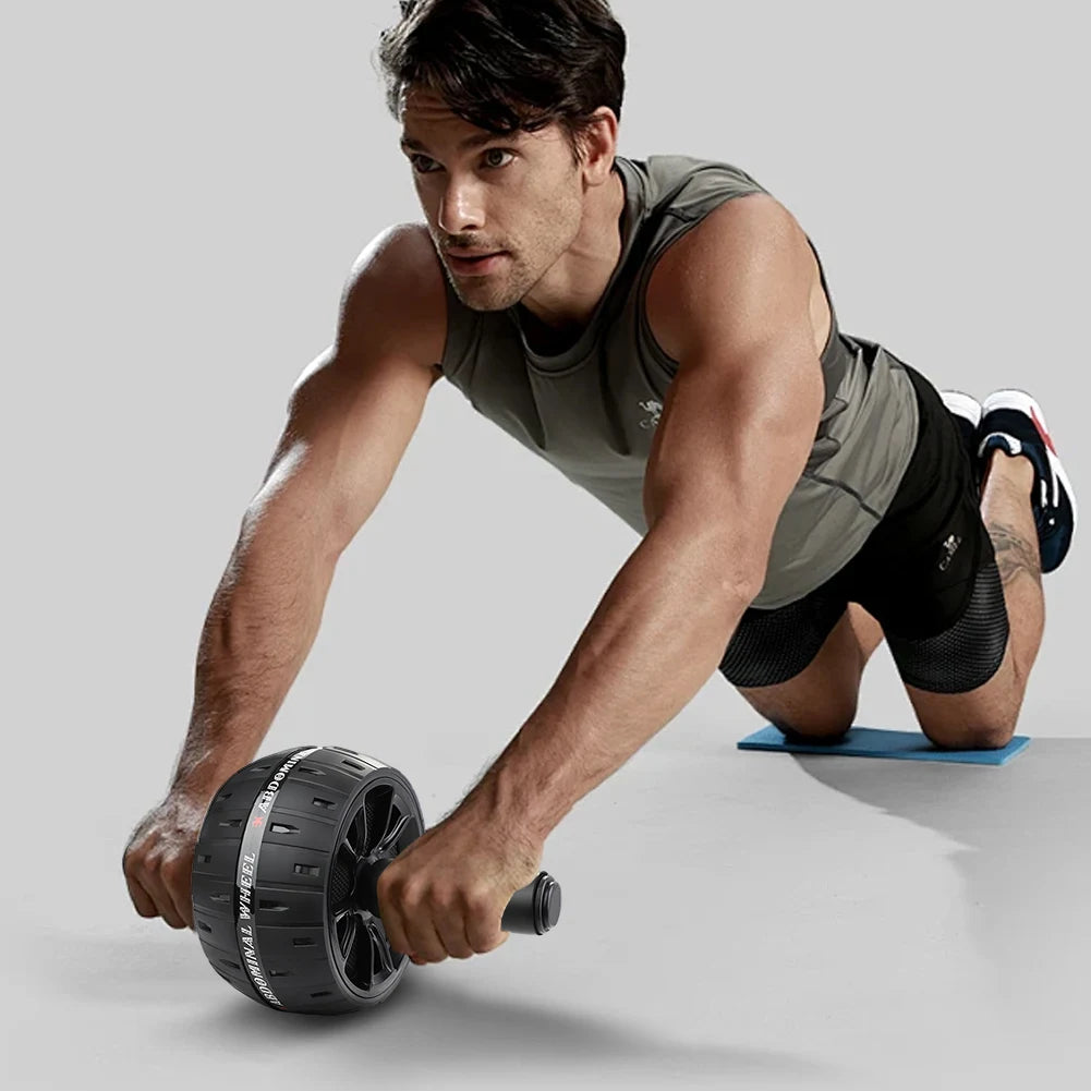 AB Slide ABS Exercise Big Abdominal Wheel Roller Home Non-Slip Training Equipment No Noise Gym Strength Workouts ABS Roller - You Offer