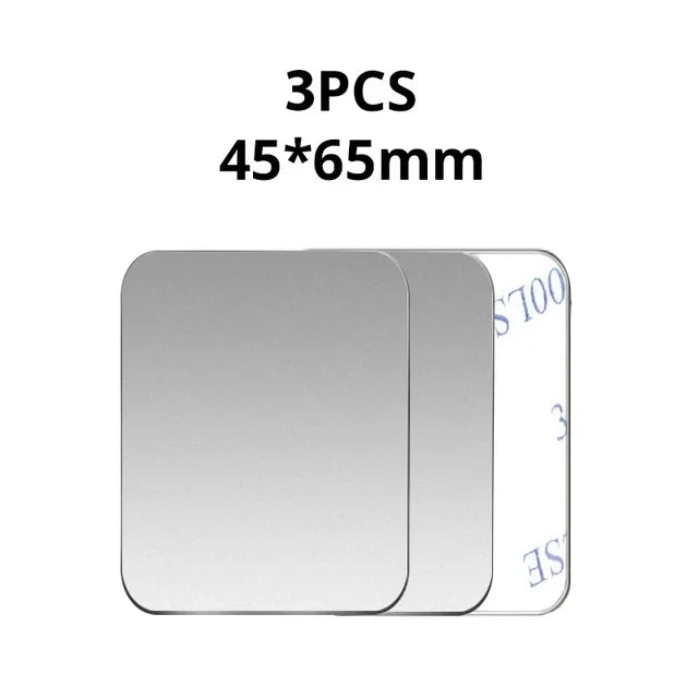 Magnetic Metal Plate For Car Phone Holder Universal Iron Sheet Disk Sticker Mount Mobile Phone Magnet Stand For IPhone Huawei