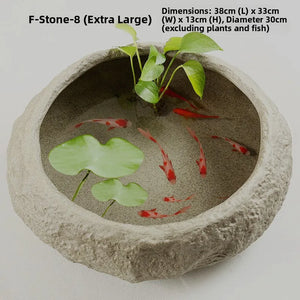 Large Size Cerc Tea Waing Basin Simulated Home Living Room Tea Cup Basin Tea House Coarse Cercs Tea Ceremony Accor...