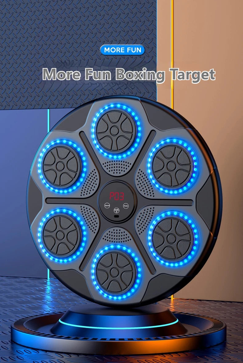 New Music Boxing Machine Smart Bluetooth Wall Mounted Music Boxing Trainer Gym Home Electronic Boxing Target Punching Equipment - You Offer