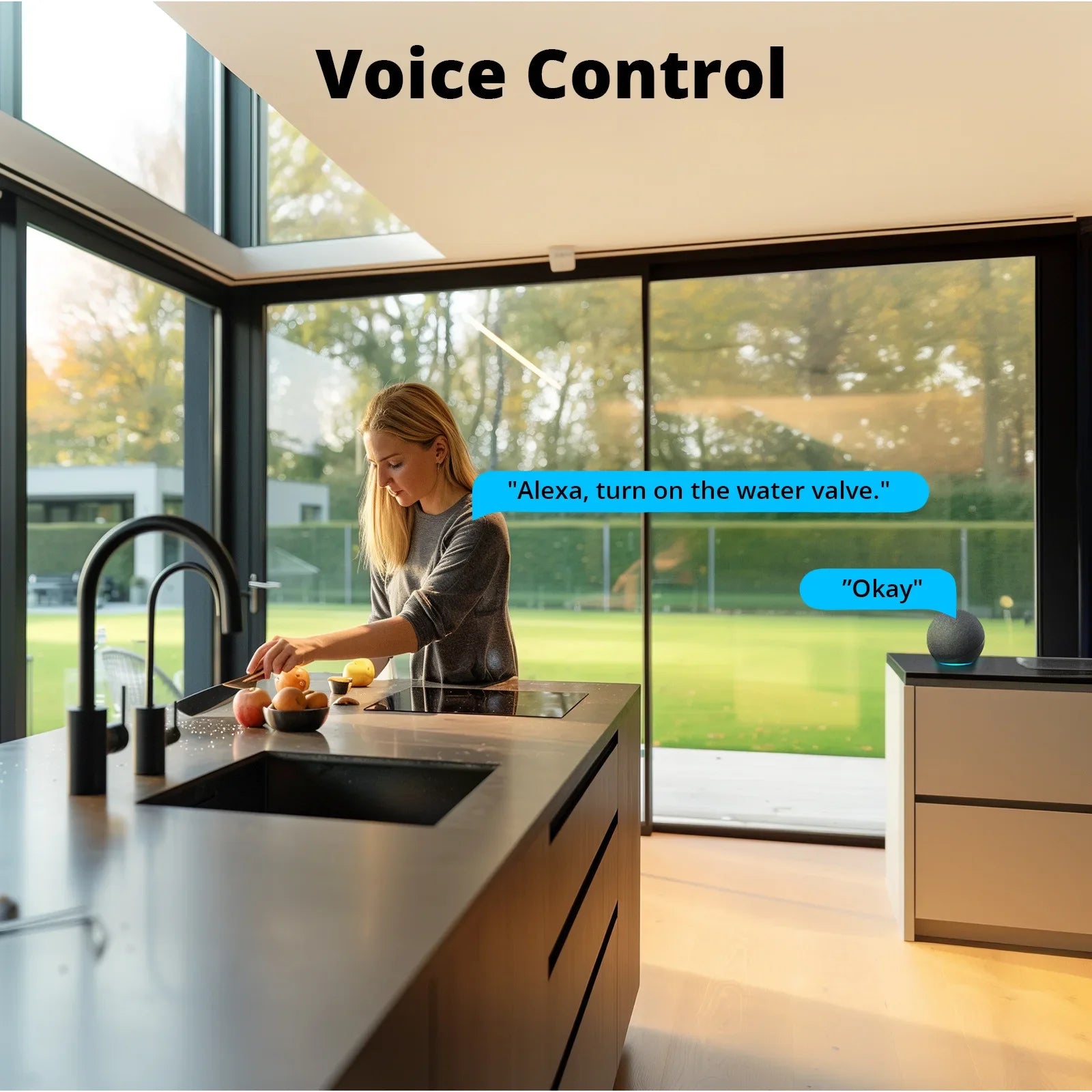 SONOFF SWV Zigbee 3.0 Smart Water Valve IP55  Irrigation System Setting Controller Home Automate Compatible with Alexa Google