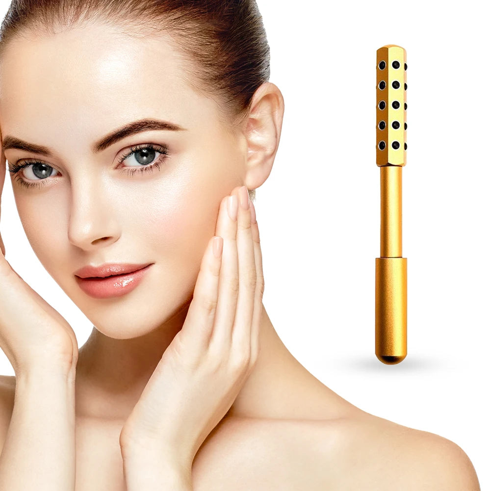 Germanium Stone Beauty Sculptor Roller Facial Massage Tool Radiance Roller for Up Lifting and Skin Care