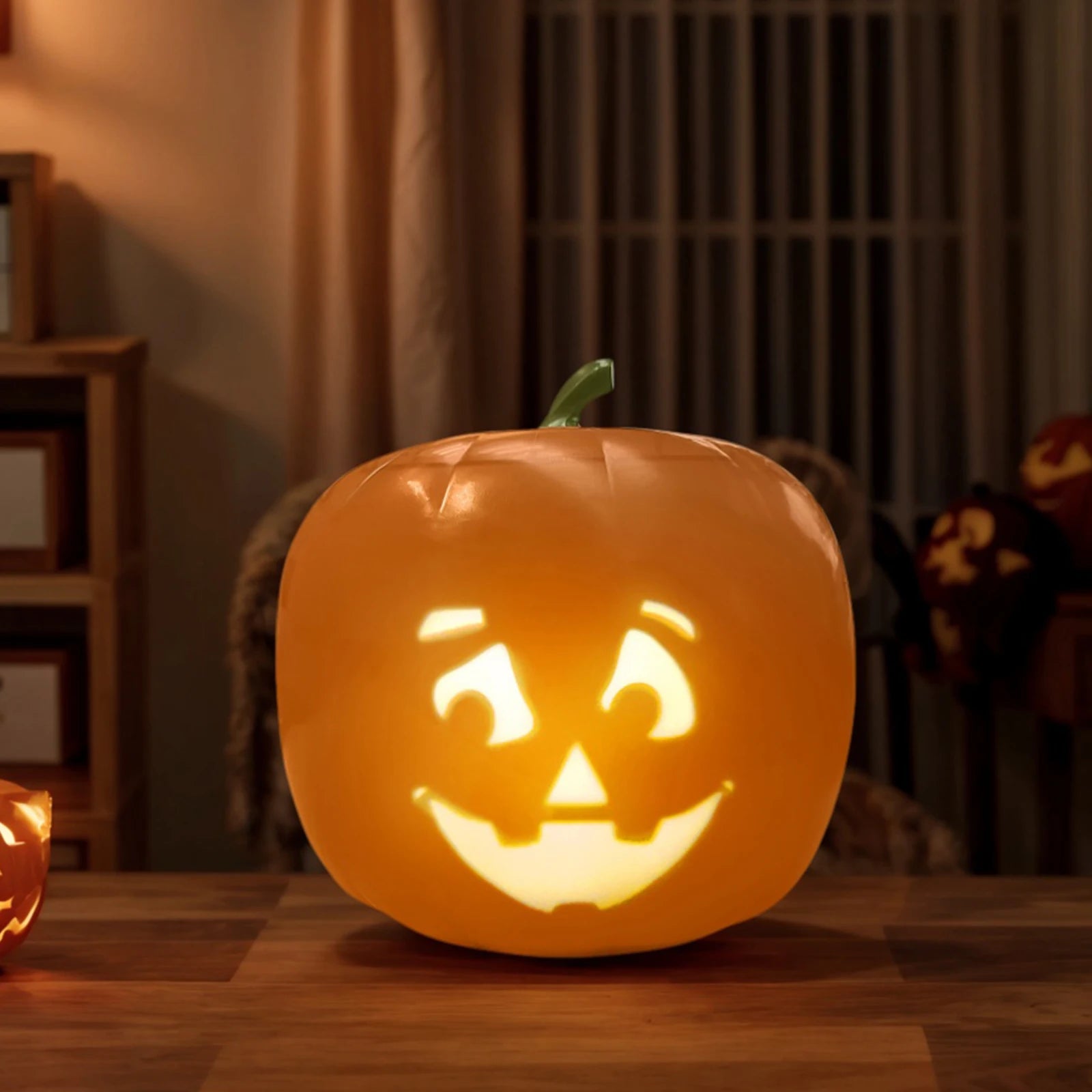 Funny Halloween Pumpkin Flash Talking Singing Animated LED Pumpkin Lamp Projection Lamp Projector Inside for Home Party Decor