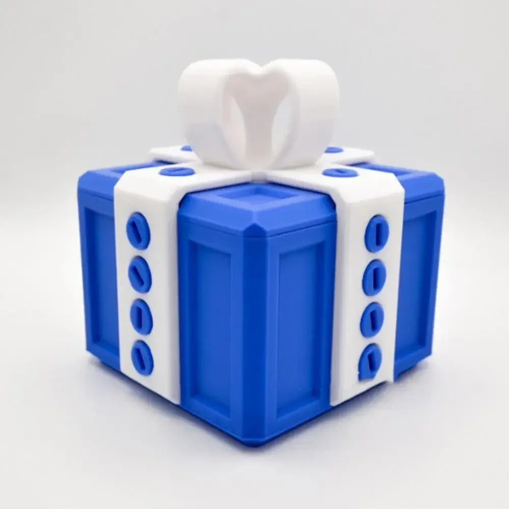 Annoying Gift Box with Screws Large Annoying Gift Boxes Prank Screw Box 3D Printed Figurines & Miniatures Card Container Gift