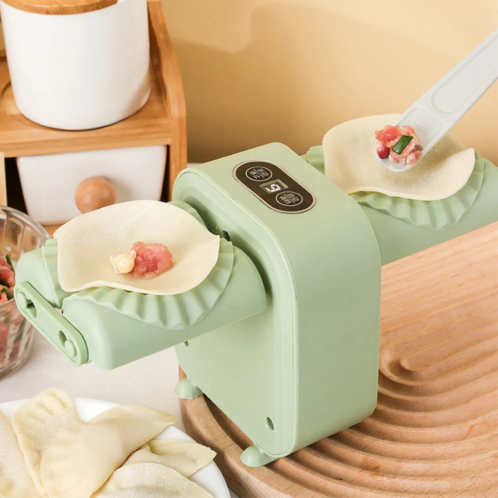 Automatic Dumpling Maker Mould Machine Household Press Double Head Dumpling Making Mold Machine Empanadas Pierogi Kitchen Gadget
