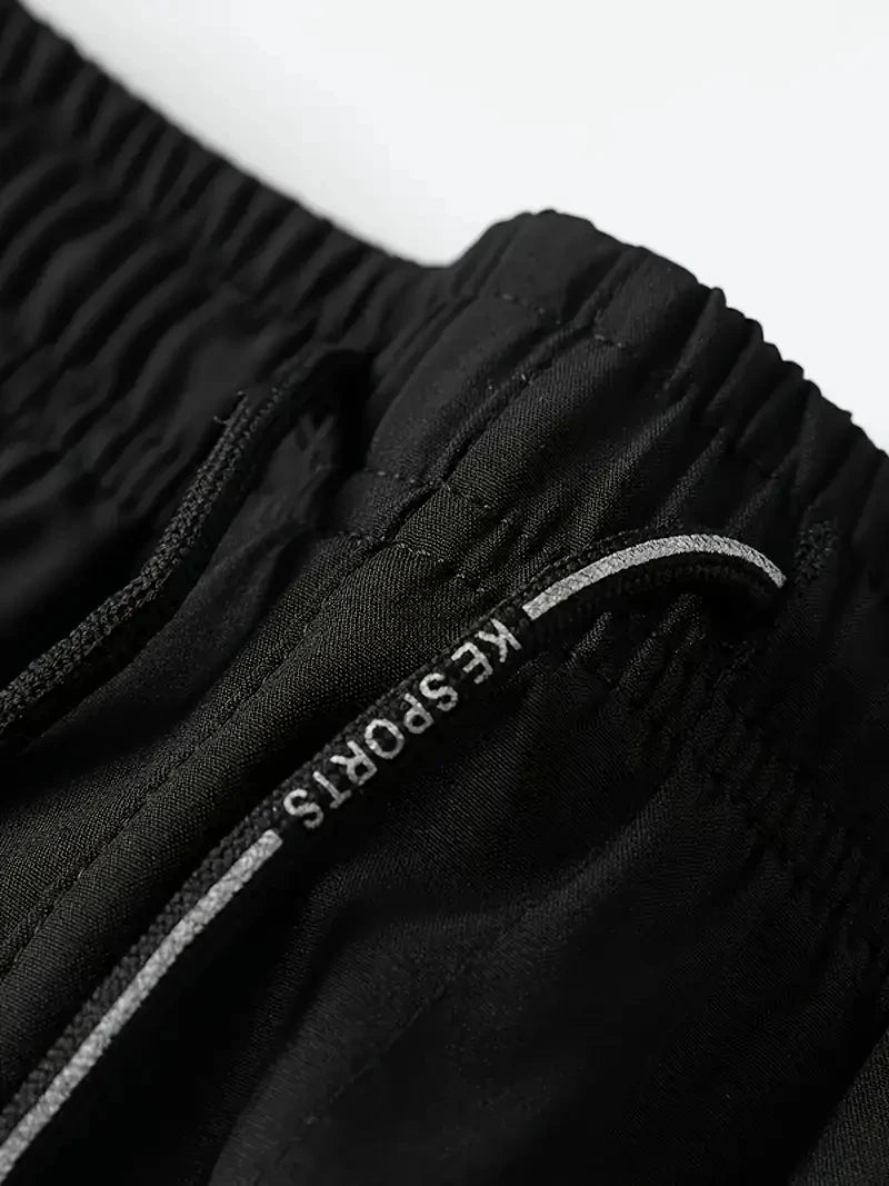 2-Pack Men's Casual Pants Stretch Elastic Waist Jogger Korean Classic Blue Black Gray Male Brand Trousers Plus Size - You Offer