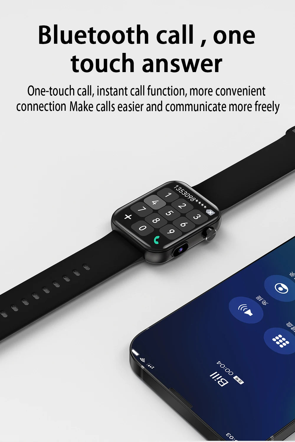 LIGE 2025 New 512MB Camera Smartwatch 1.91" HD Make Answer Call Take Video Sound Recording Music Sports Waterproof Smart Watch