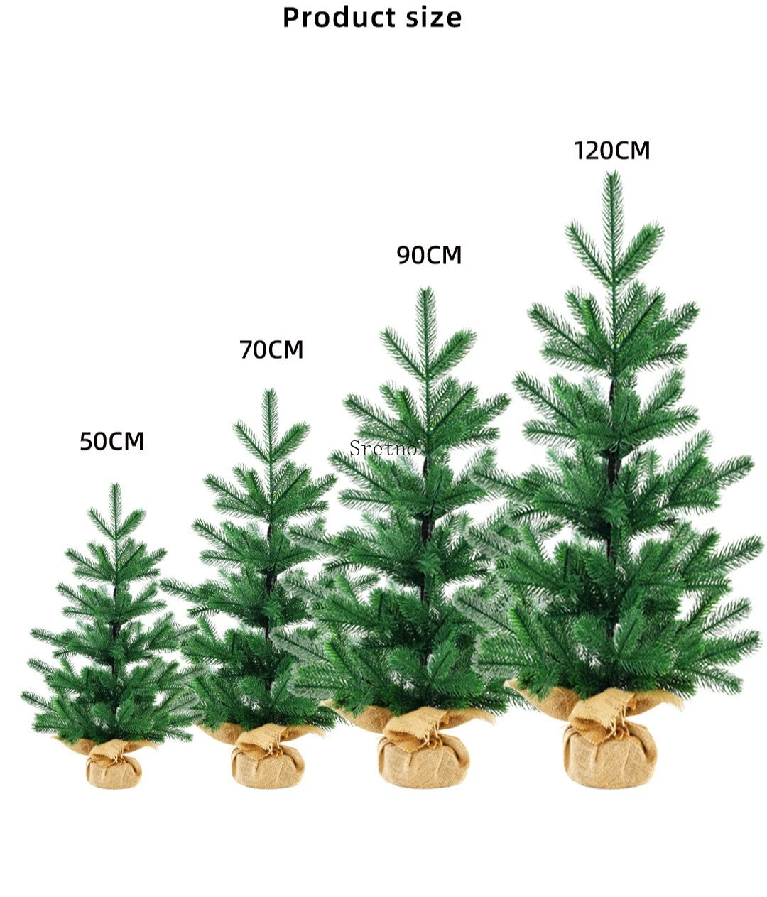 SRETNO Mini Christmas Trees Desktop Ornament Red Fruit Pine Pagoda Artificial Plants Christmas Decorations Arbolitos De Navidad