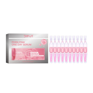 10Vials/Box PDRN PINK ONE DAY SERUM Firming Hydrating Ampoule Smoothing Skin Oil Control Pore Refining Skin Rejuvenation Essence