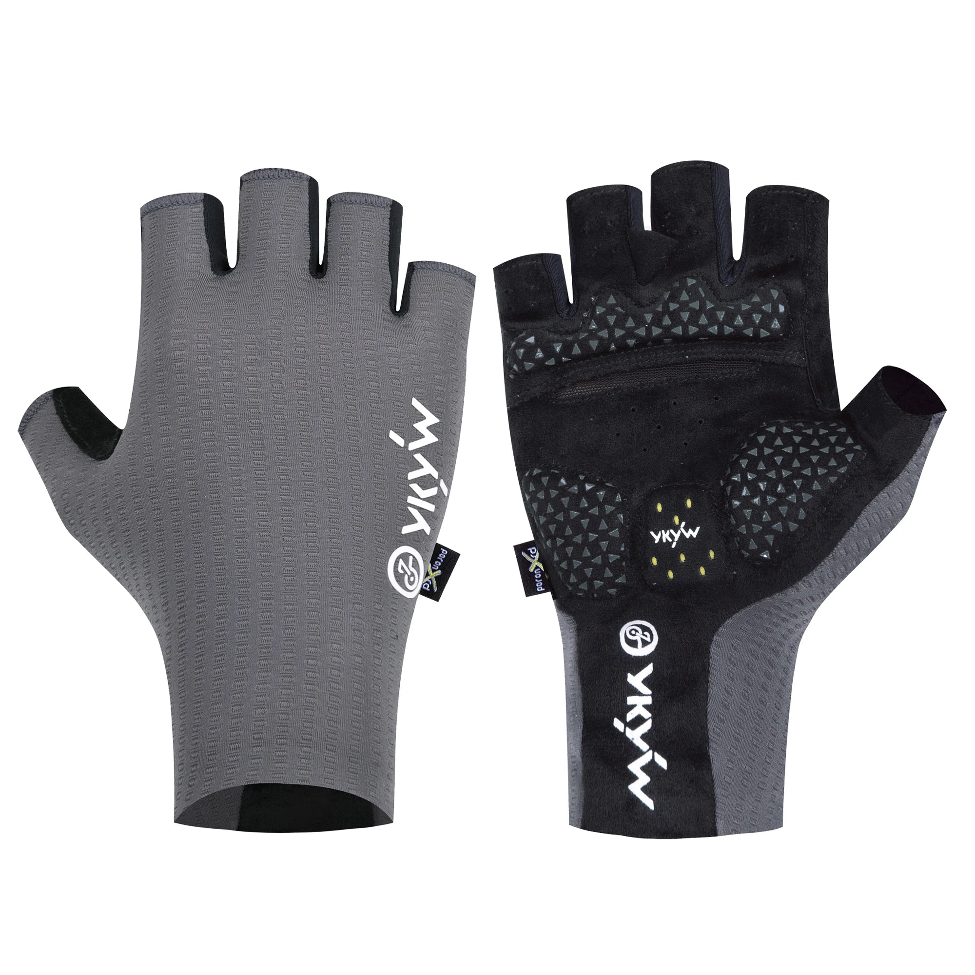YKYWBIKE 2025 Cycling Sports Gloves PORON XRD Sponge Summer Road Bike Gloves Shock-Absorbing Bicycle MTB Half Finger Gloves