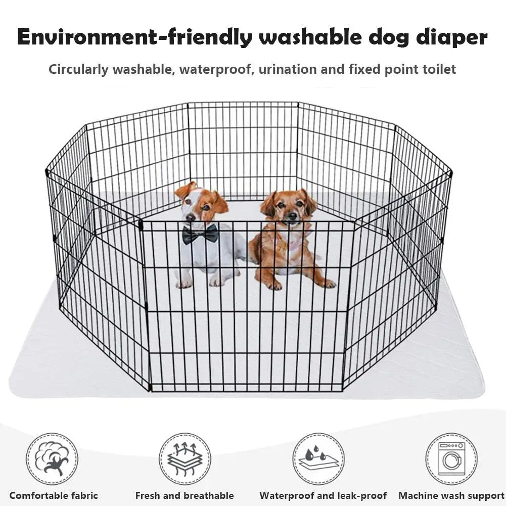 NONOR Pet Diapers Washable Dog Pet Diaper Mat Waterproof Reusable Training Pad Urine Absorbent Environment Protect Diaper Mat