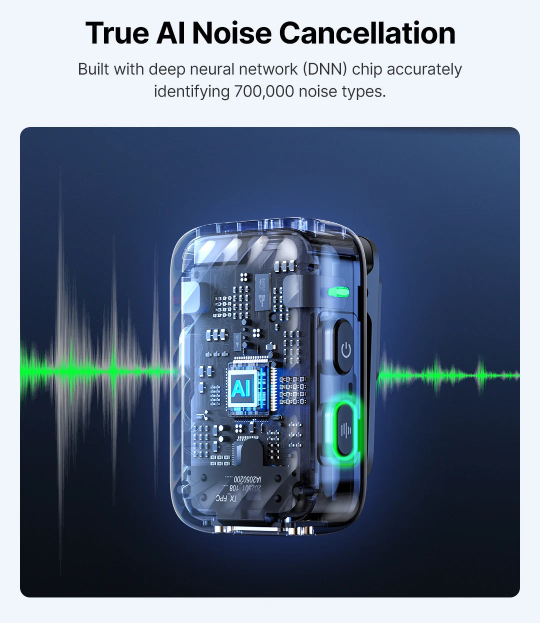 BOYA BOYAMIC 2 Professional Wireless Lavalier Lapel Microphone for iPhone USB-C Android Camera for Live Streaming Recording Vlog