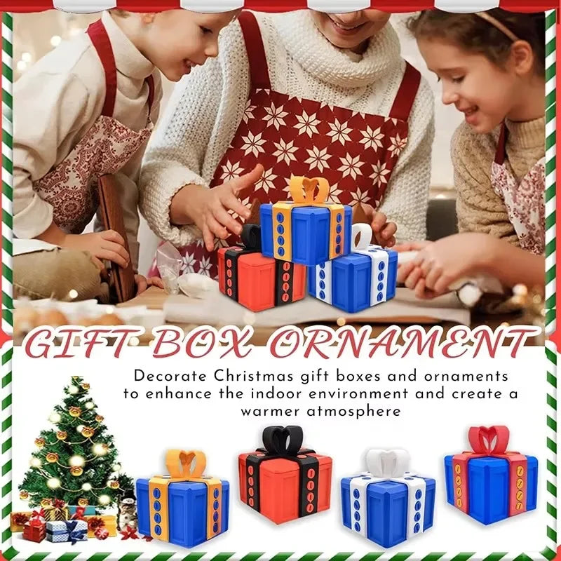 Annoying Gift Box with Screws Large Annoying Gift Boxes Prank Screw Box 3D Printed Figurines & Miniatures Card Container Gift