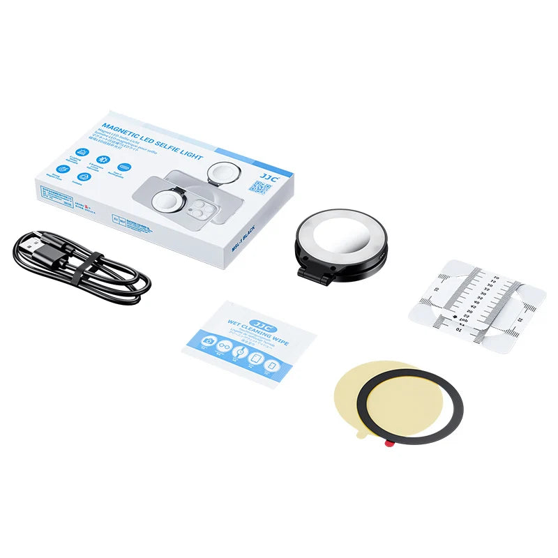 Magnetic Led Selfie Fill Light Mini Portable with USB for Magsafe Iphone 15 14 13 Pro Max Android Video Light for Makeup Vlog
