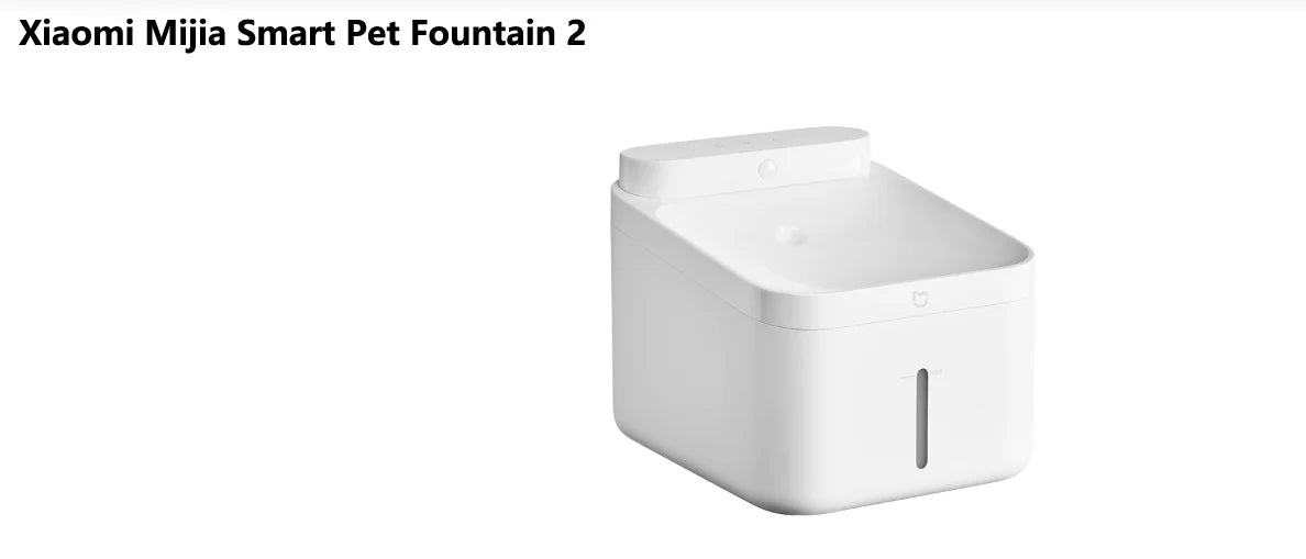 Xiaomi Mijia Smart Pet Drinking Fountain 2 3L Capacity Wireless Water Pump Automatic Sensing Cats and Dogs Long Battery Life