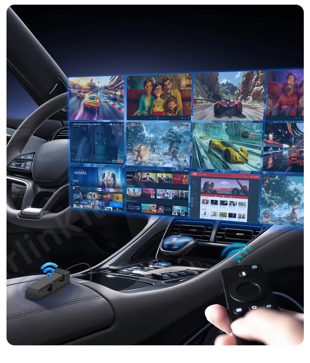 CarlinKit Firedrive Link Wired Carplay to HDMI for Fire Tv Stick Fire Tv Stick Lite HD 4K 4K Max Youtube Netflix Prime Video - You Offer