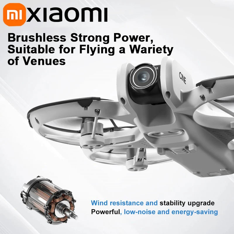 Xiaomi V666 Mini Aerial Tracker UAV 8K HD Foldable Intelligent Obstacle Avoidance Screen Remote Control Brushless Motor GPS UAV