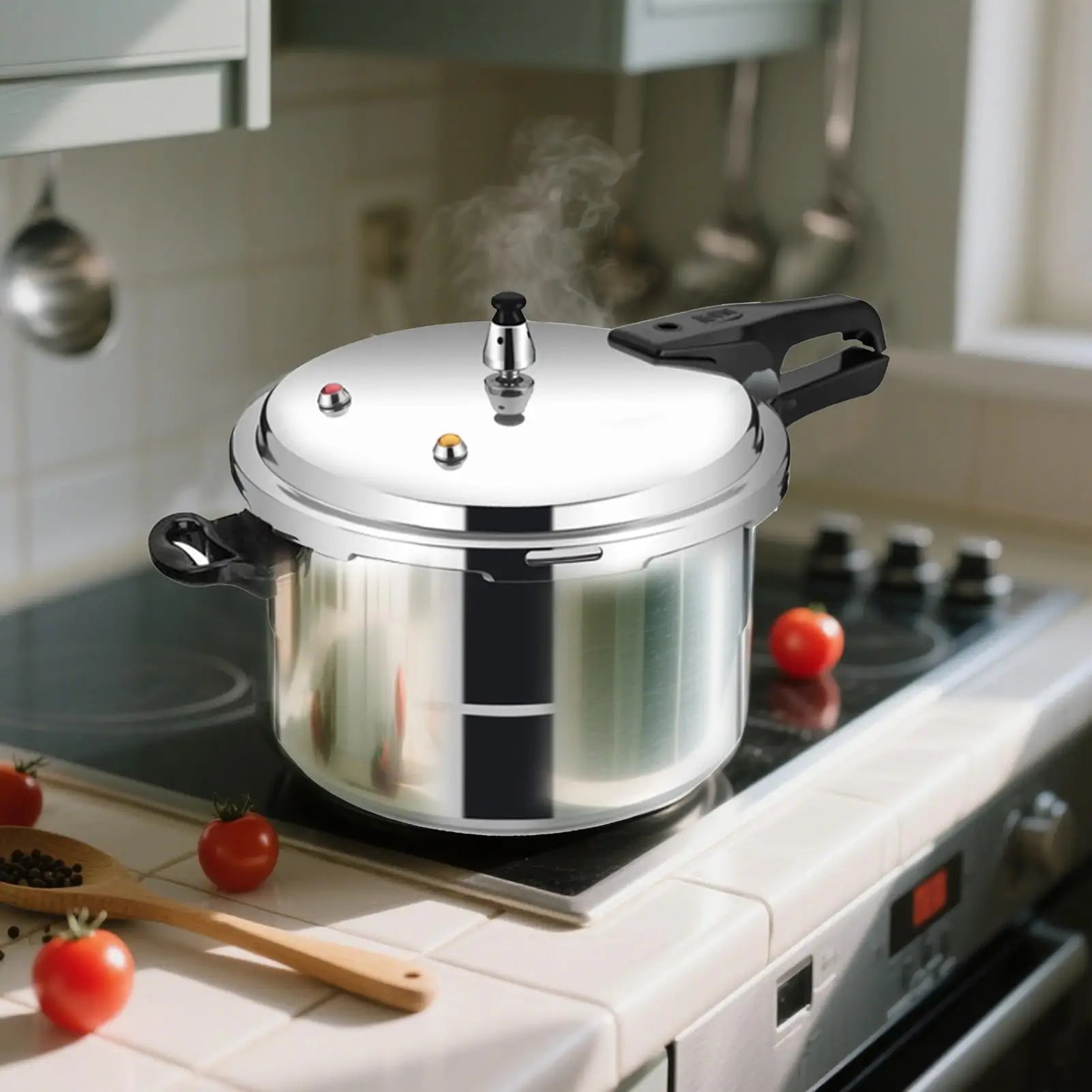 Pressure Cooker Pot 5L Grain Cooker With Steamer Insert Cooking Pot Aluminum Alloy Cookware For Poultry Meat Vegetable Seafood - You Offer