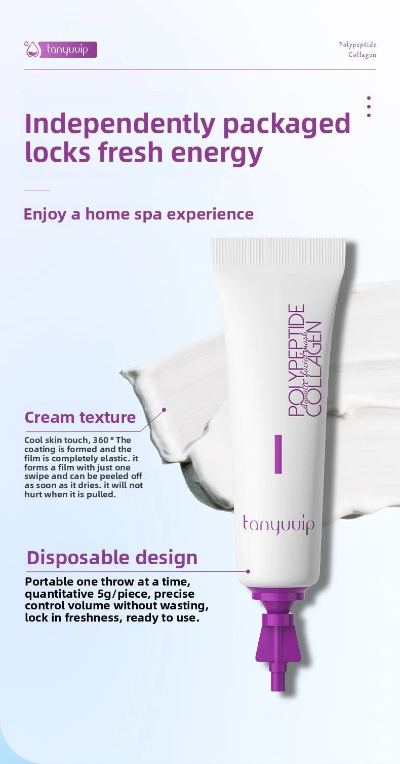 Polypeptide collagen hydrating mask Remove Dark Spots Melanin Brighten Shrink Pores Moisturizing Fade Fine Lines Skin care