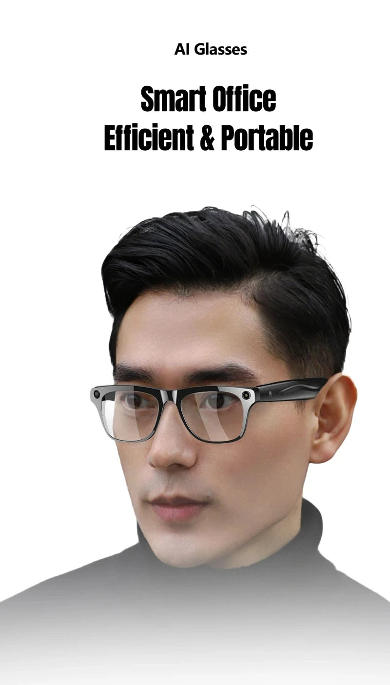 VIVO 6K HD AI Smart Glasses Photochromic Multifunction Bluetooth Calling Voice Assistant Music Player Translate Camera 2026 HOT