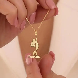 Customized Personalized Mermaid Name Necklace, Women's Popular Jewelry, Mother's Day Gift - You Offer