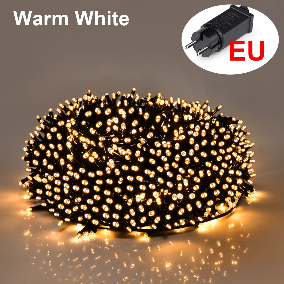 110V 220V LED Christmas Lights Fairy Garland String Light 10M- 100M EU / US Plug For Outdoor Garden Holiday New Year Party Decor