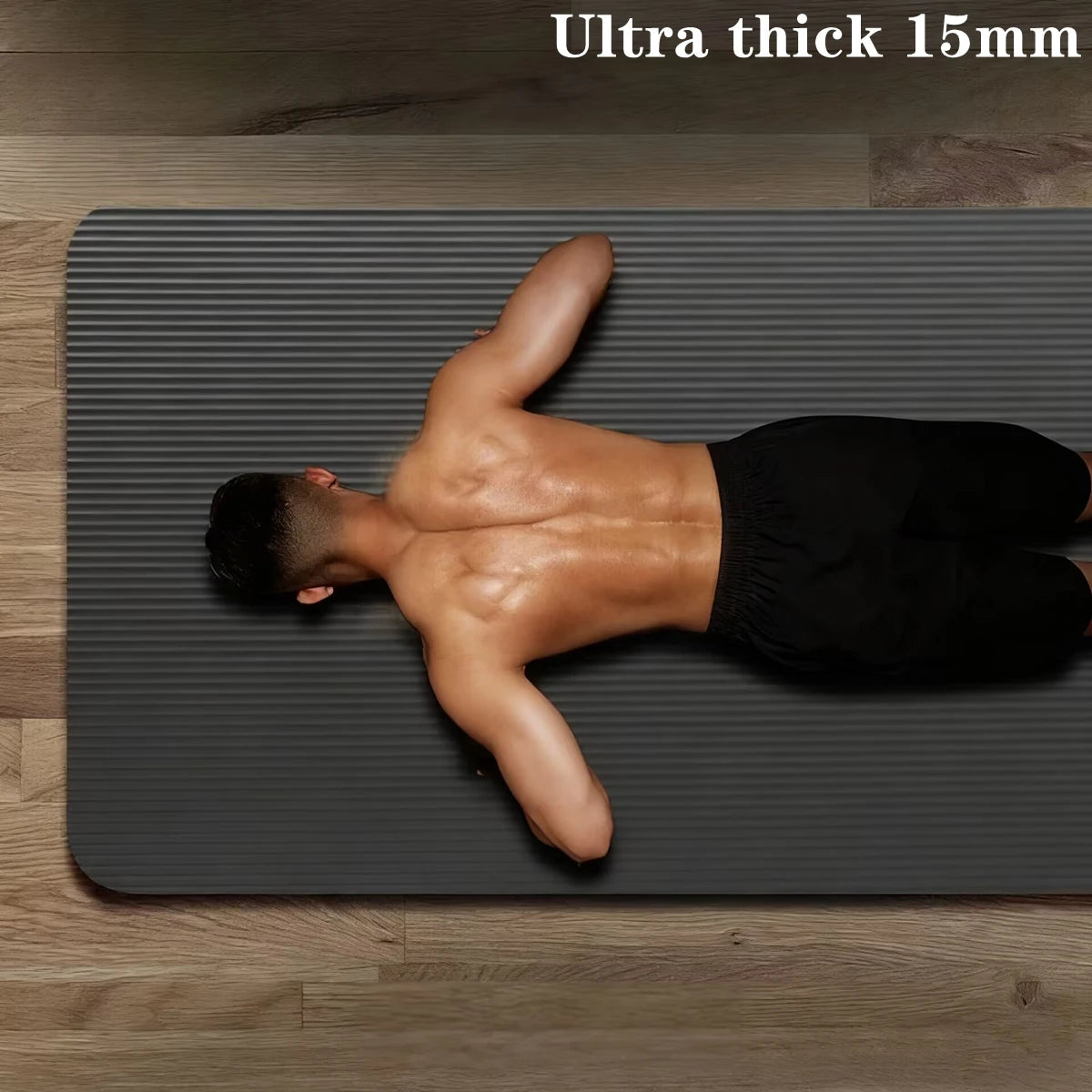 15MM Thick Yoga Mats Anti-slip Sport Fitness Mat Blanket for Exercise Yoga and Pilates Gymnastics Mat Fitness Equipment 185x60cm
