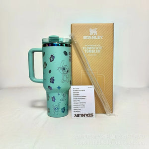 Stitch 40OZ stainless steel insulated cup 304 stainless steel insulated vacuum insulated car cup outdoor sports large capacity - You Offer