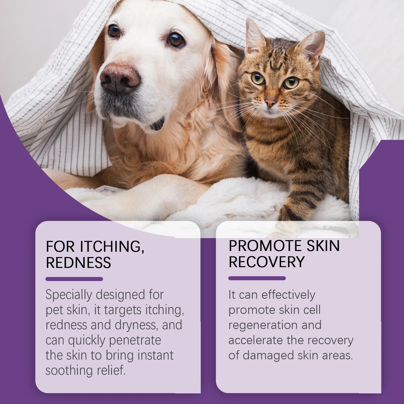 20g Pet Skin Soothing Cream Effectively Relief Itching Skin Redness Dry Naturally Gentle Repair for Cats and Dogs Skincare Balm