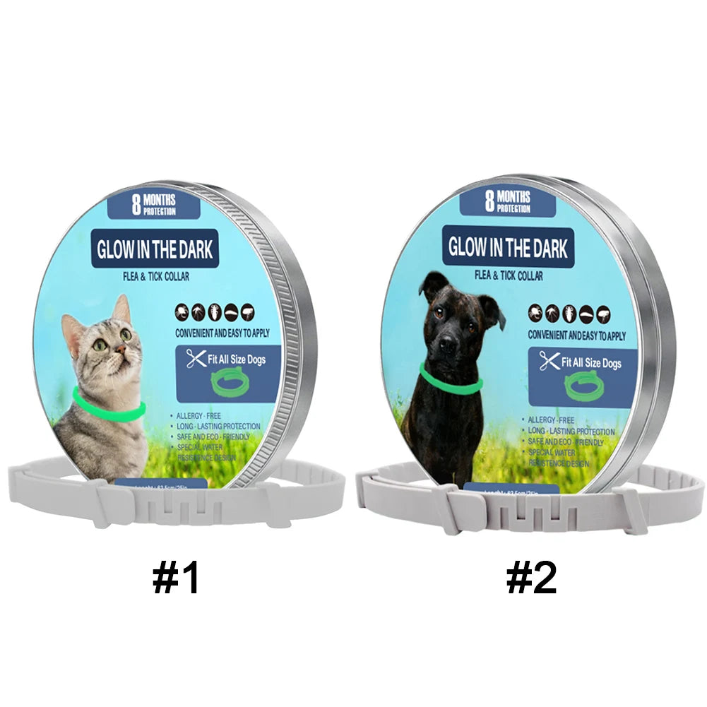 1-3Pcs Dog Calming Pheromone Collars Cats Relieve Anxiety Adjustable Comfortable Collar For Puppy Kitten Large Dog Accessories