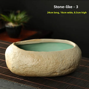 Large Size Cerc Tea Waing Basin Simulated Home Living Room Tea Cup Basin Tea House Coarse Cercs Tea Ceremony Accor...