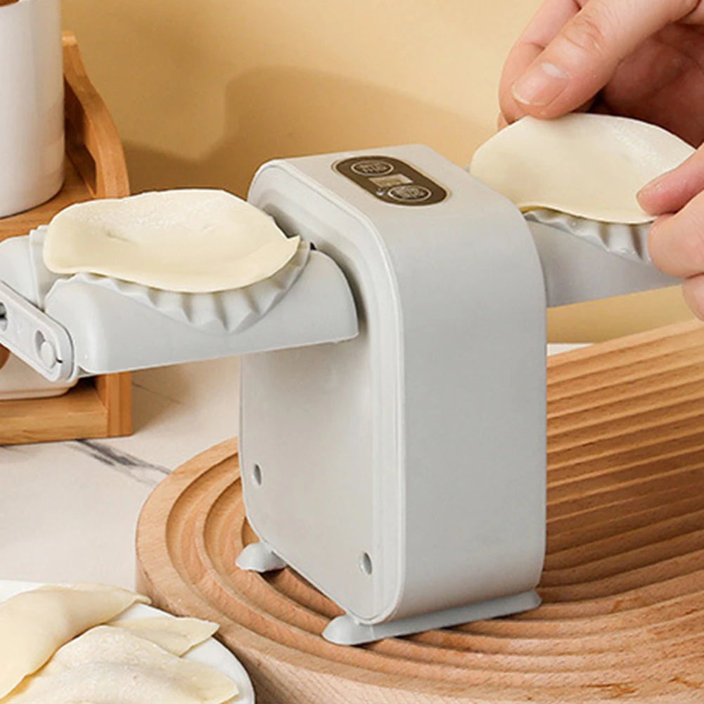 Automatic Dumpling Maker Mould Machine Household Press Double Head Dumpling Making Mold Machine Empanadas Pierogi Kitchen Gadget
