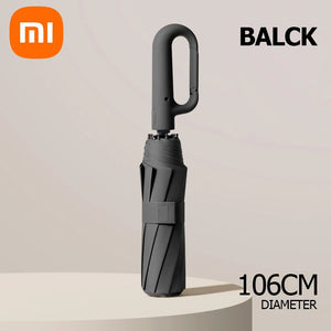 Xiaomi Strong Windproof Automatic Umbrella 72 Bones Sunshade Uv Protection Folding Umbrella Buckle Rain Large Parasol For Women