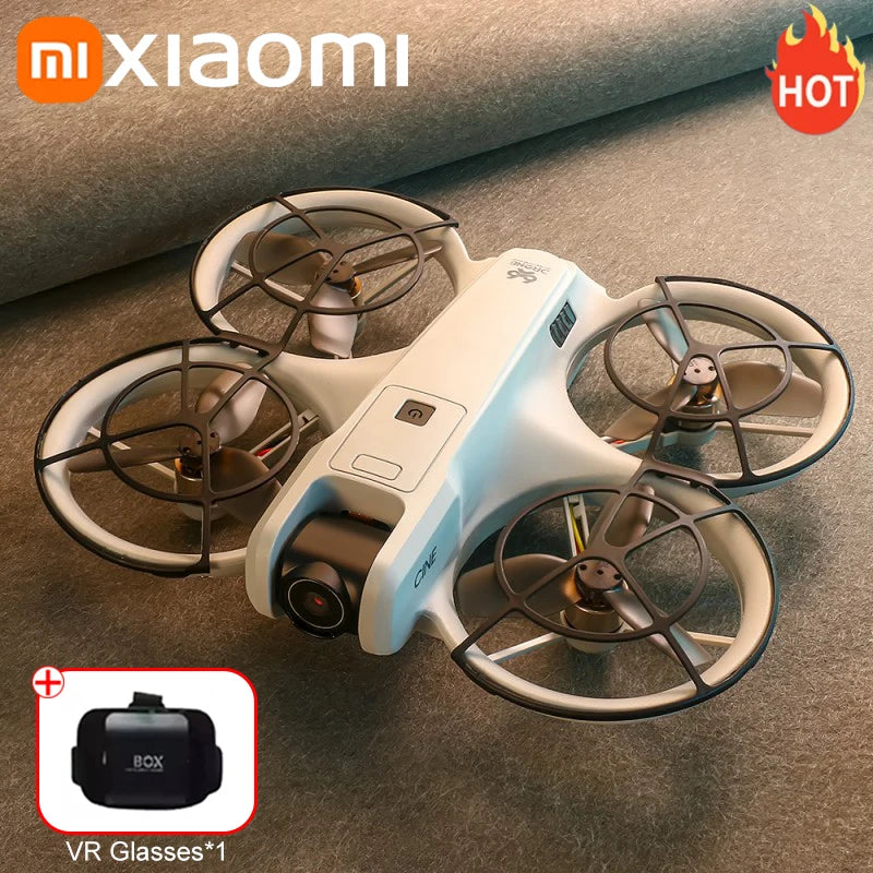 Xiaomi V666 Mini Aerial Tracker UAV 8K HD Foldable Intelligent Obstacle Avoidance Screen Remote Control Brushless Motor GPS UAV