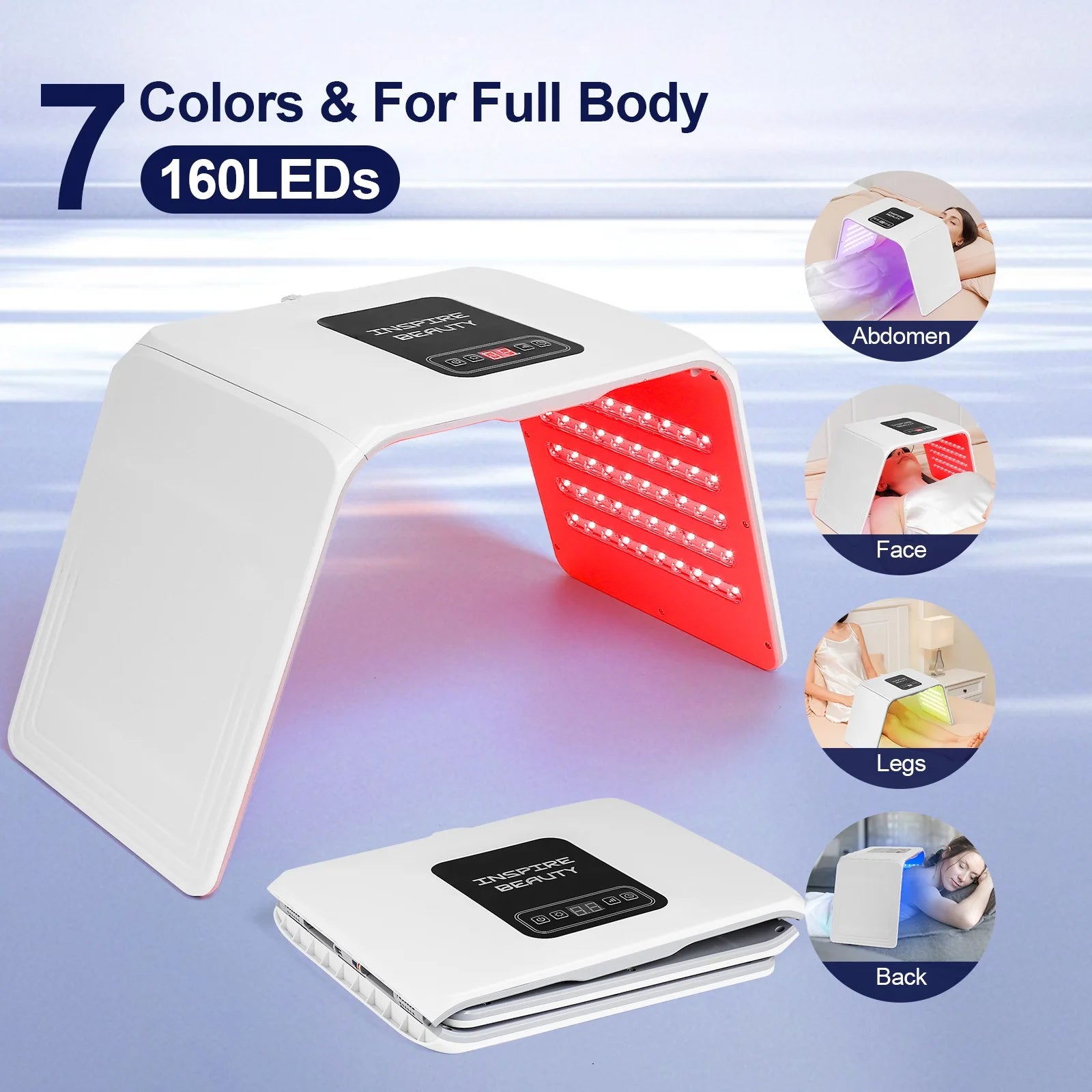 7 Colors LED Mask PDT Skin Rejuvenation Photon Therapy Lamp Red Blue Light Home SPA Skin Care Tools