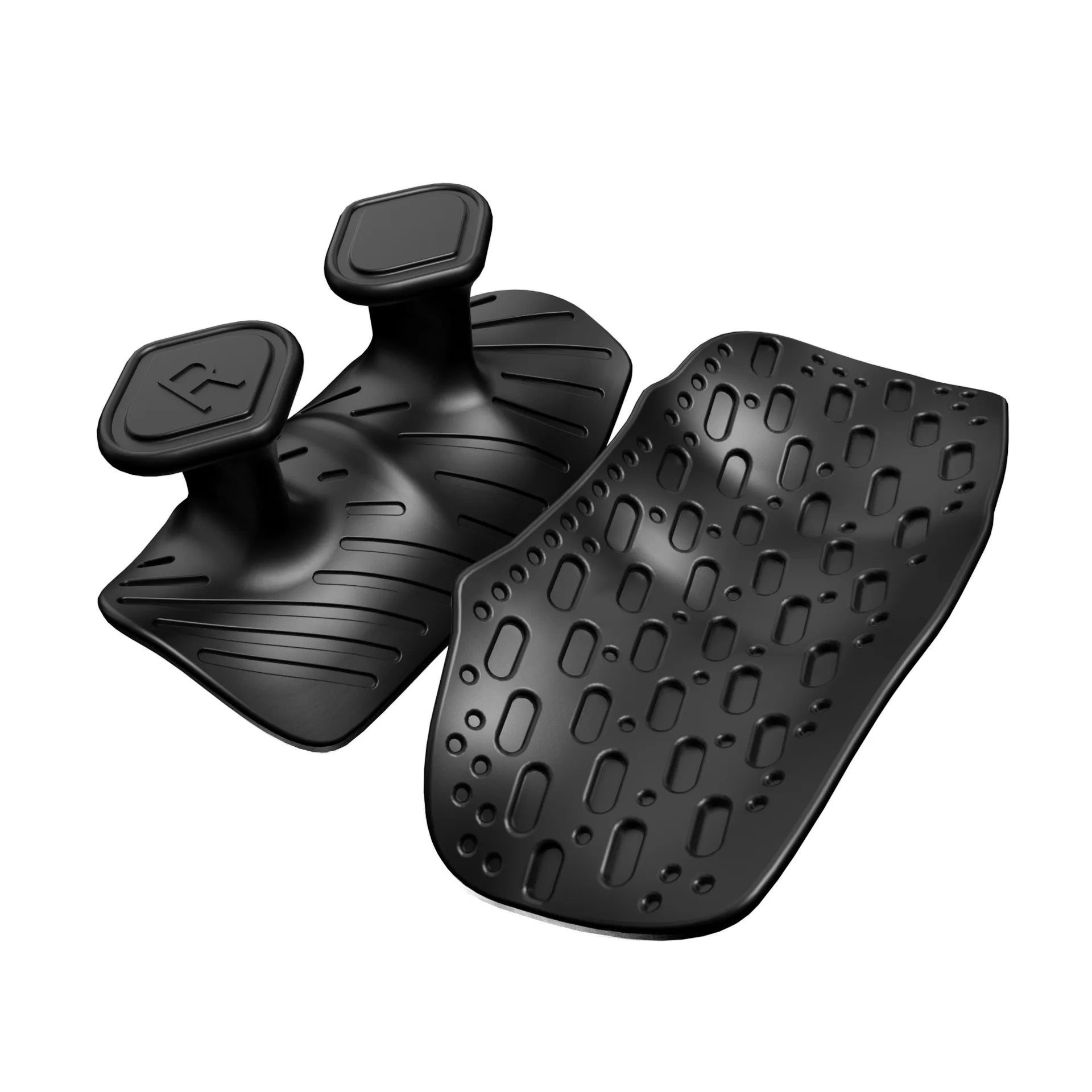 1 Pair Anti-Slip Workout Grips Ergonomic Rubber Hand Protector Gloves for Weight Lifting, Pull-Ups, Home Gym Training & Exercise