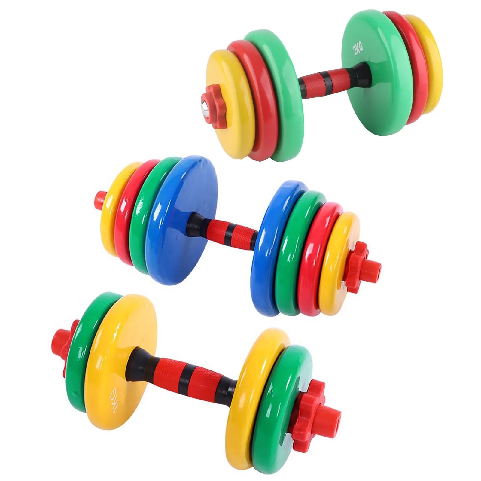 Colorful Dumbbell Fitness Dumbbell Colorful Removable Non Slip Grip Fitness Gym Home Weight Lifting Hand Dumbbell Hand Dumbbell - You Offer