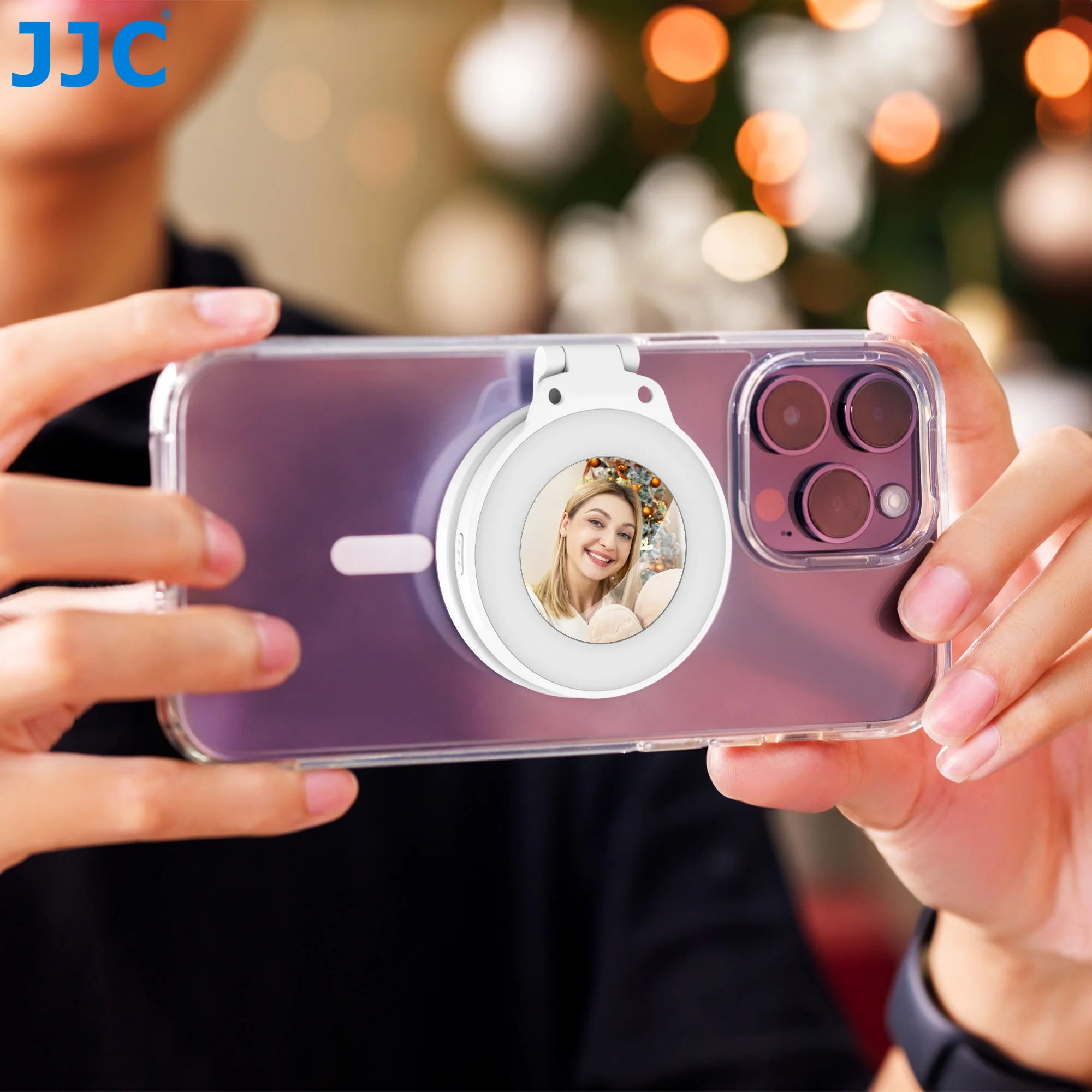 Magnetic Led Selfie Fill Light Mini Portable with USB for Magsafe Iphone 15 14 13 Pro Max Android Video Light for Makeup Vlog