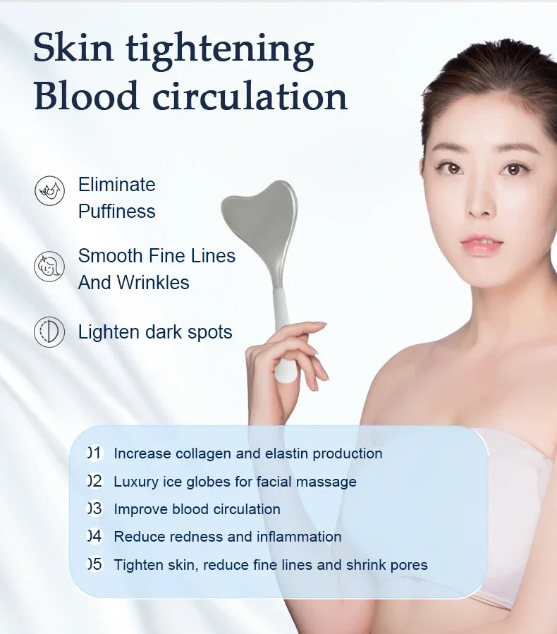 Sticks Facial Skin Care Ice Globes for Women Face Eyes, Face Beauty Tools Esthetician Supplies Cooling Spa Globes