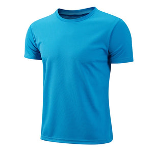 Men White t Shirt Oversized t-Shirt Man Short Sleeve Top Quick Drying Basketball Gym t Shirts Tees Casual Soild Shirt Streetwear