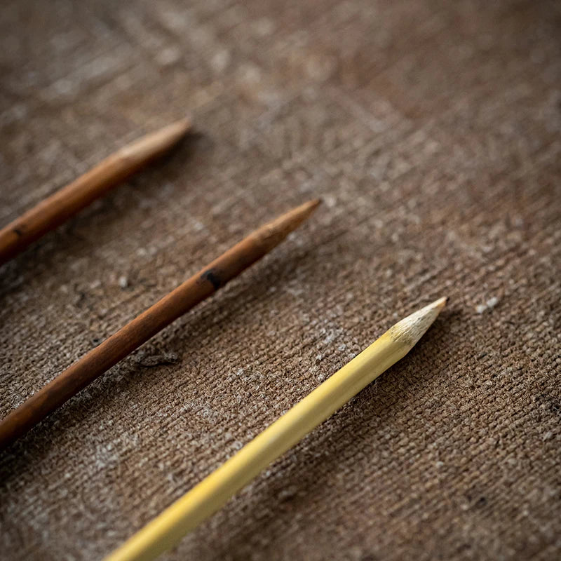 Handmade Bamboo Tea Needle Tea Spoon Tea Cone Accories Chinese Sle Retro Design Tea Ceremony Six Gentlemen Tea Set Acces...