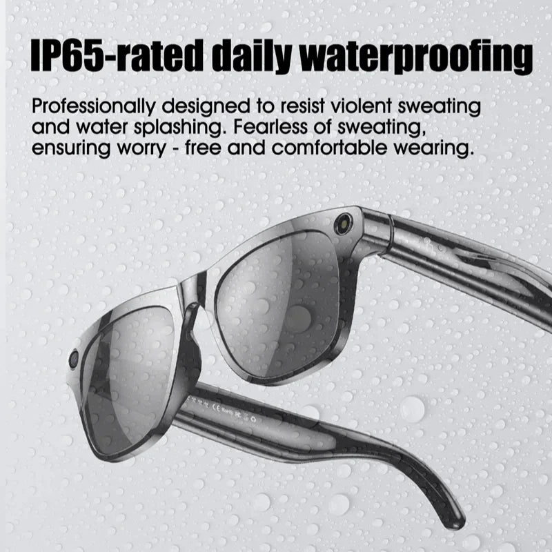VIVO 6K HD AI Smart Glasses Photochromic Multifunction Bluetooth Calling Voice Assistant Music Player Translate Camera 2026 HOT