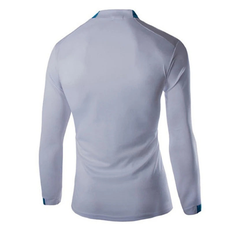 Men Long Sleeve t-Shirt Quick Drying Compression Gym t Shirt Man Oversized Casual Shirts Tops Breathable Blouse Tees Men Clothes