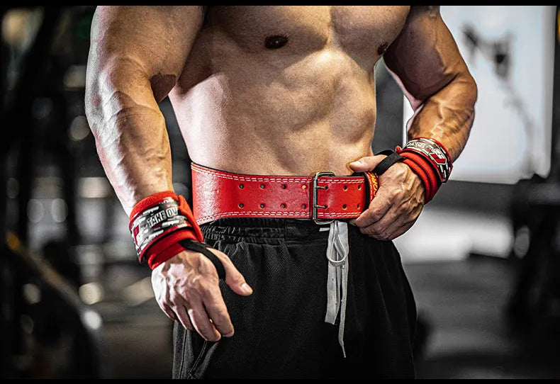 Weight Lifting Leather Belt Body Fitness Gym Back Support Power Lifting Belt Lumbar Protector For Squats Deadlift BodyBuilding